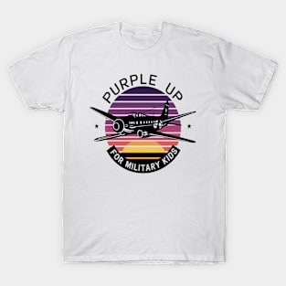 Purple up for military kids air force T-Shirt